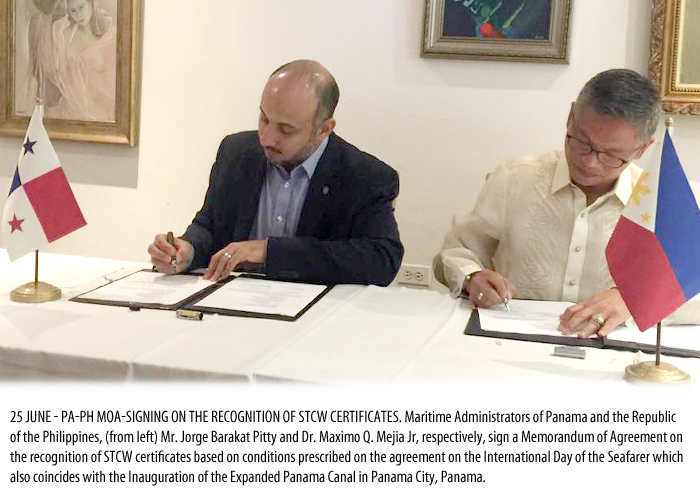 PA-PH MOA-Signing on Recognition of STCW Certificates